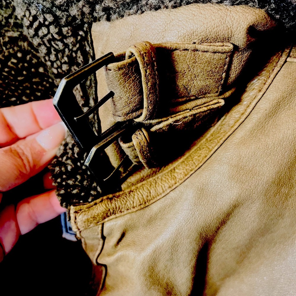 Vintage WILDA Genuine Leather Mens XXL Bomber /Aviator / Streetwear Jacket - Picture 6 of 14